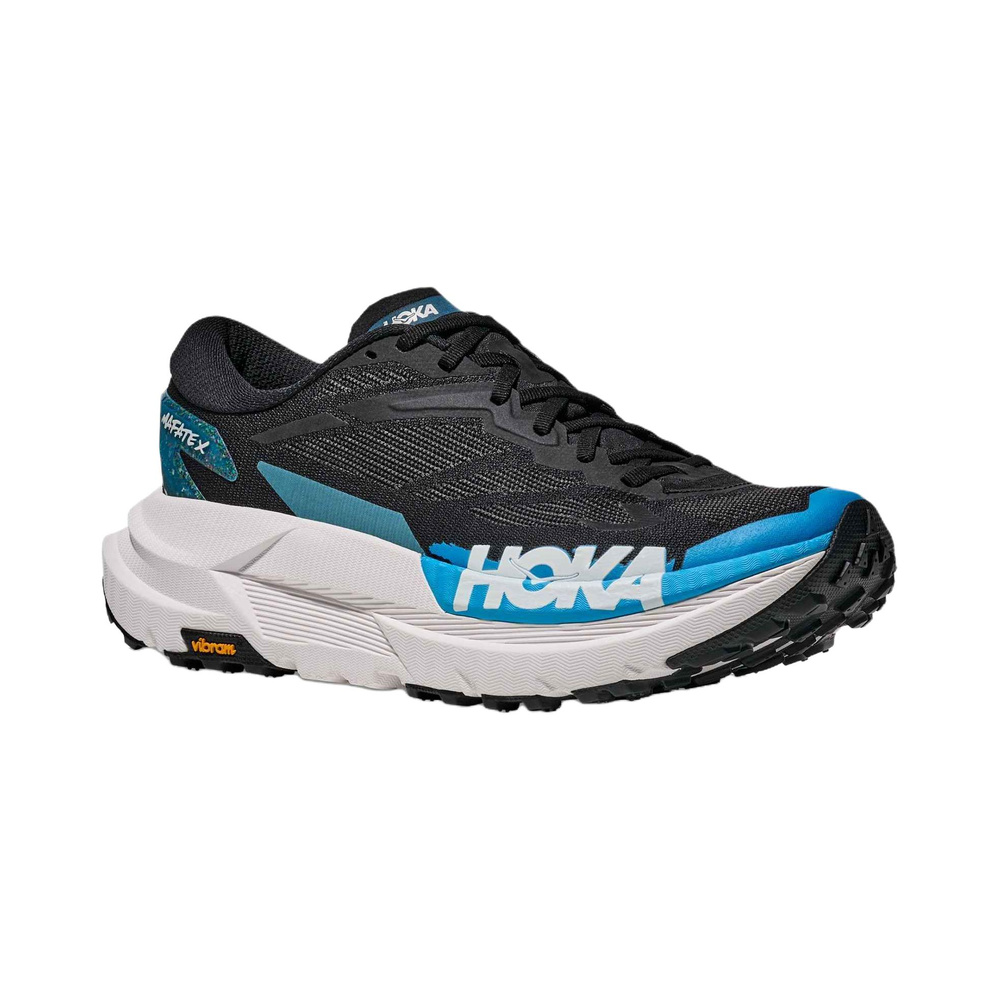 Hoka Mafate X Vibram Megagrip 'Black / Blue' Мужские