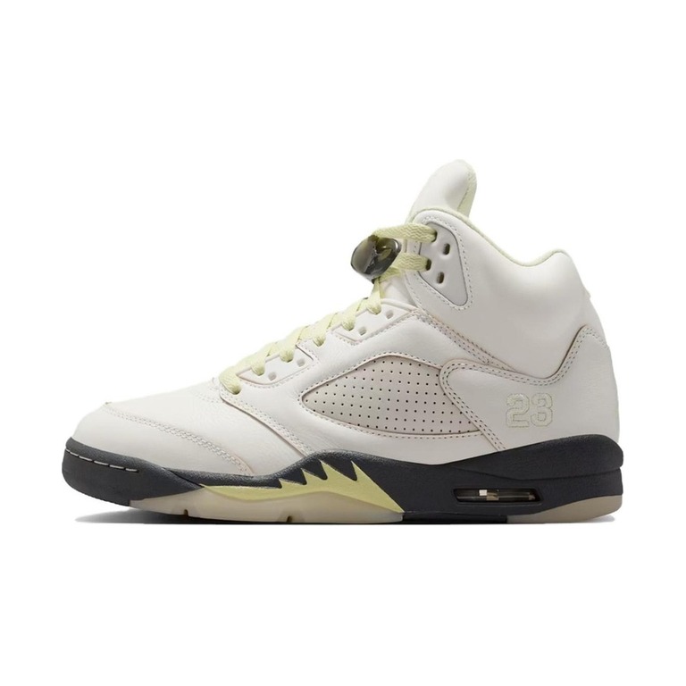 Air Jordan 5 'White / Black / Cool Grey / Metallic Cool Grey' Женские