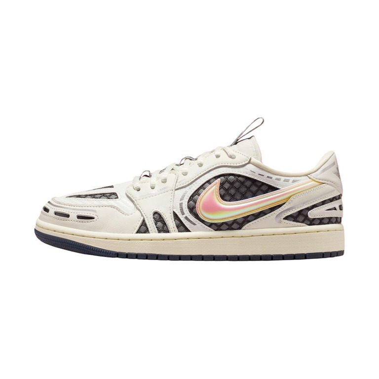 Nike Jordan 1 Low 'Sail / Coconut Milk / Anthracite / Metallic Silver' Женские