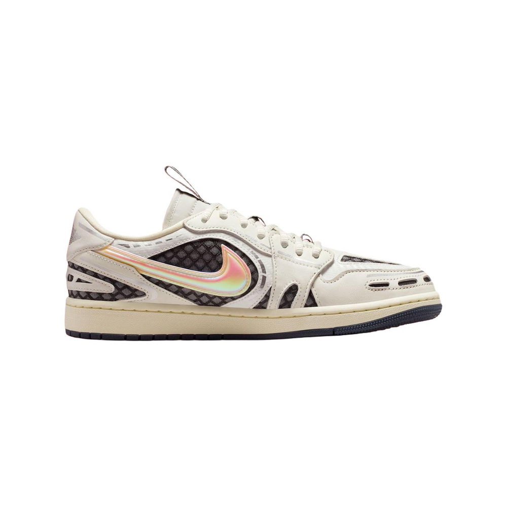Nike Jordan 1 Low 'Sail / Coconut Milk / Anthracite / Metallic Silver' Женские