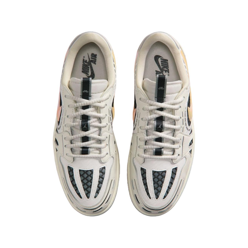 Nike Jordan 1 Low 'Sail / Coconut Milk / Anthracite / Metallic Silver' Женские