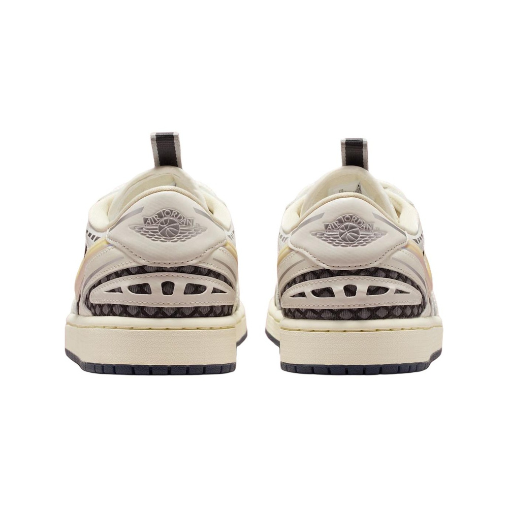 Nike Jordan 1 Low 'Sail / Coconut Milk / Anthracite / Metallic Silver' Женские
