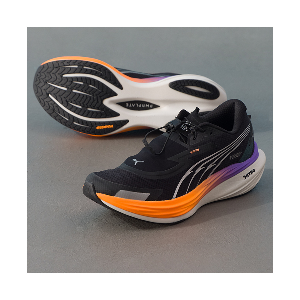 Puma Deviate Nitro 3 'Black Orange Purple' Мужские