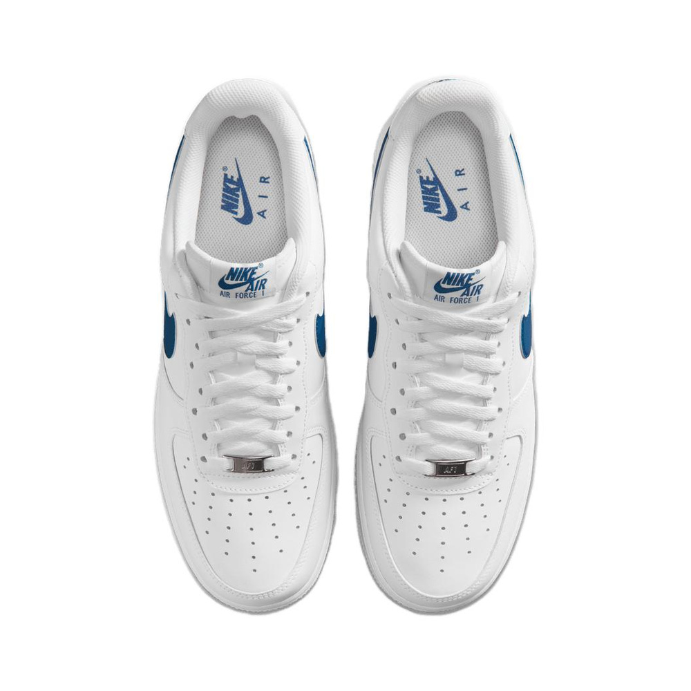 Nike Air Force 1 Low 'White / Court Blue' Мужские