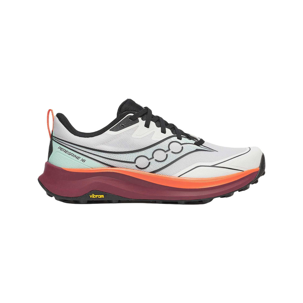 Saucony Peregrine 16 'White / Dark Red' Мужские