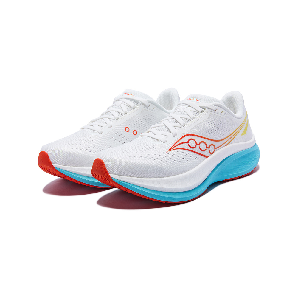 Saucony Tide Wave 4 'White Orange Blue' Мужские