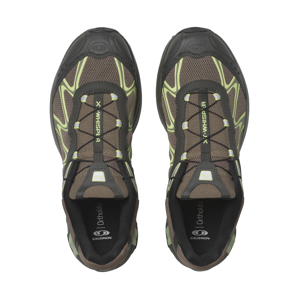 Salomon XT Whisper 'Brown Black Neon Green' Мужские