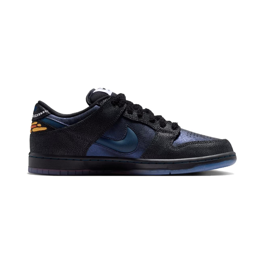 Nike Dunk Low 'Black / White / Campfire Orange / Marina' Мужские