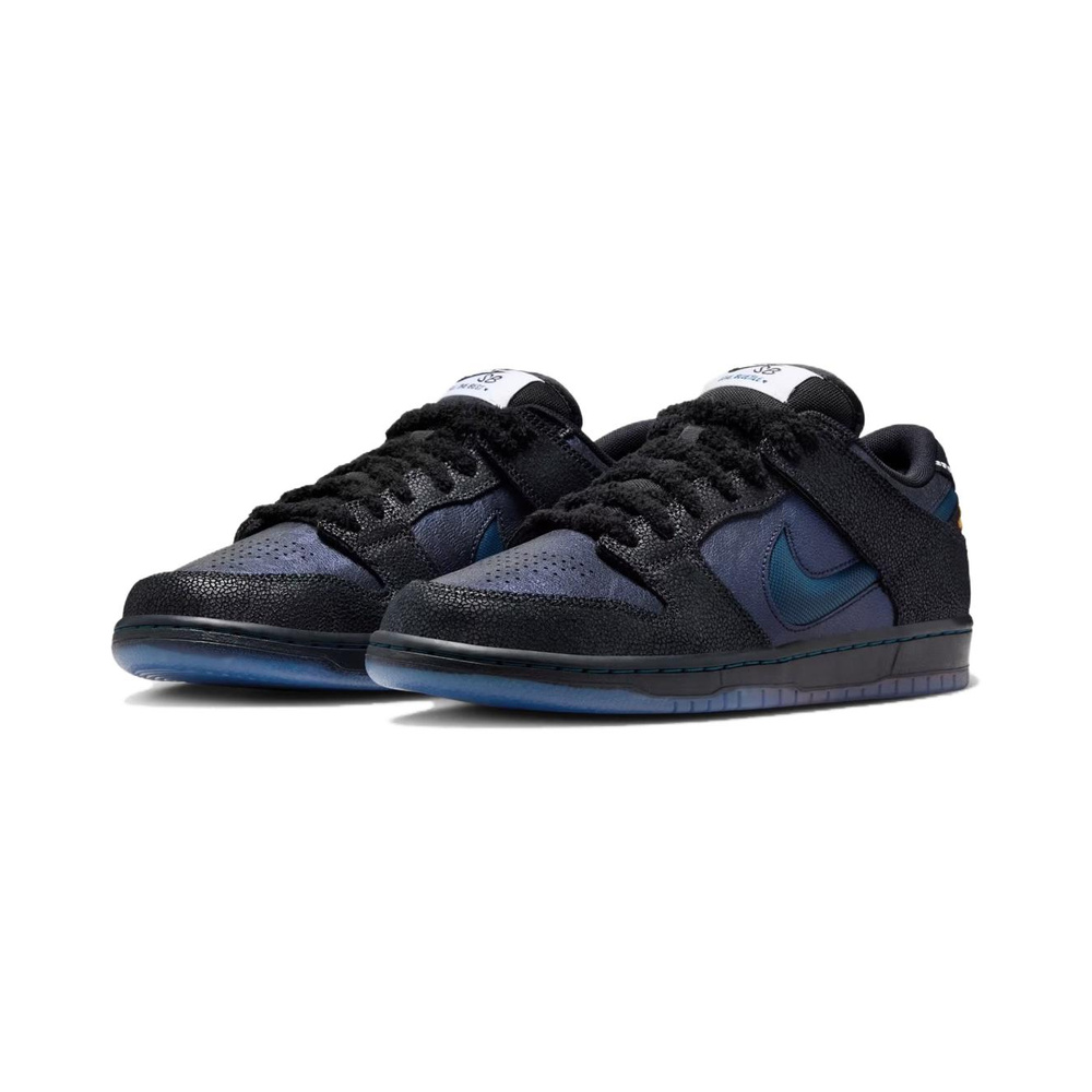 Nike Dunk Low 'Black / White / Campfire Orange / Marina' Мужские