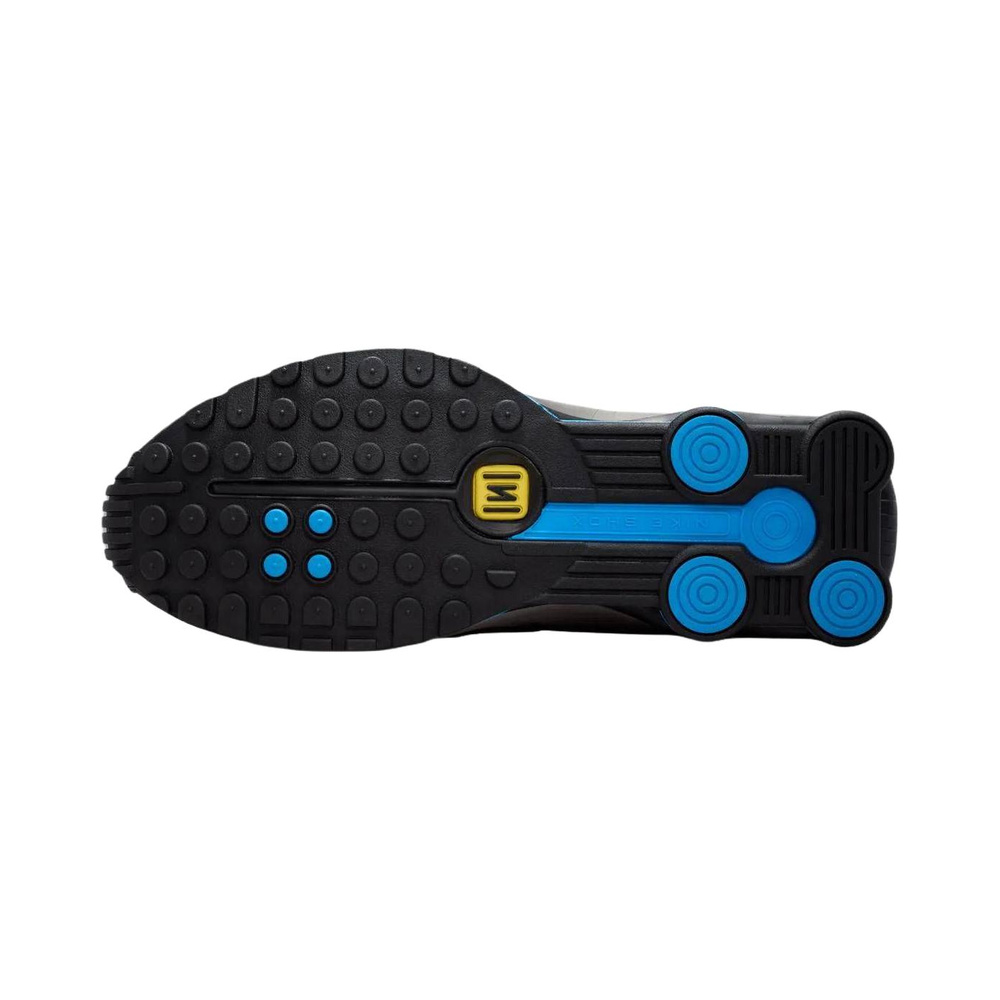 Nike Shox R4 'Black / Metallic Pewter / Light Photo Blue / Canary' Мужские