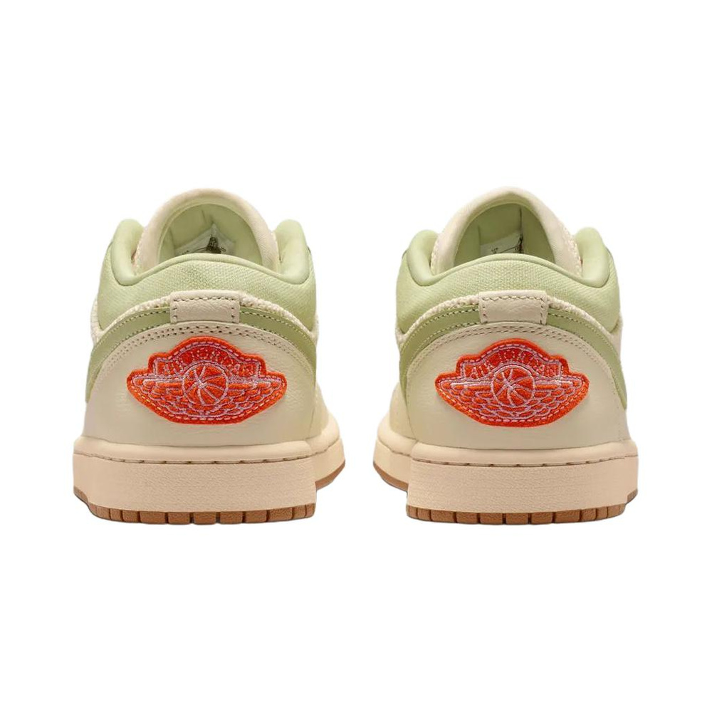 Nike Jordan 1 Low 'Sail / Olive Aura / Pearl White / Iced Carmine' Женские