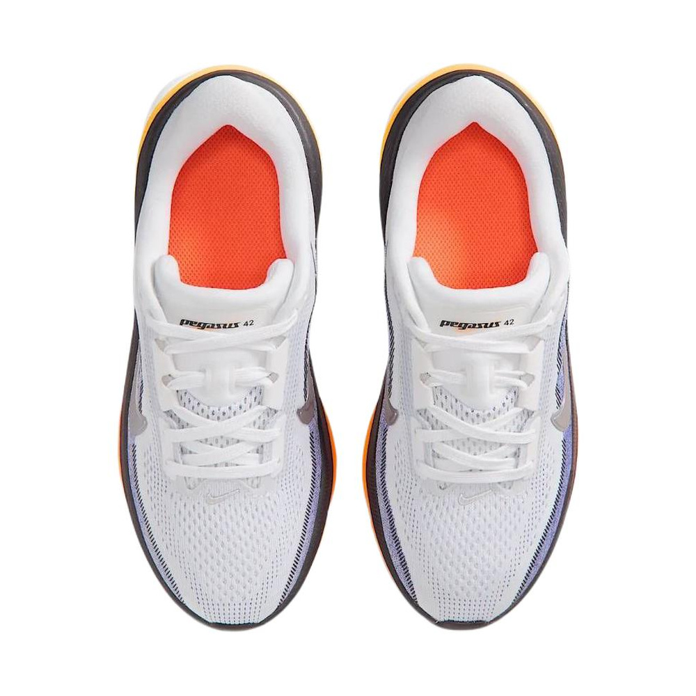 Nike Pegasus 42 'White / Lapis / Total Orange / Metallic Silver' Детские