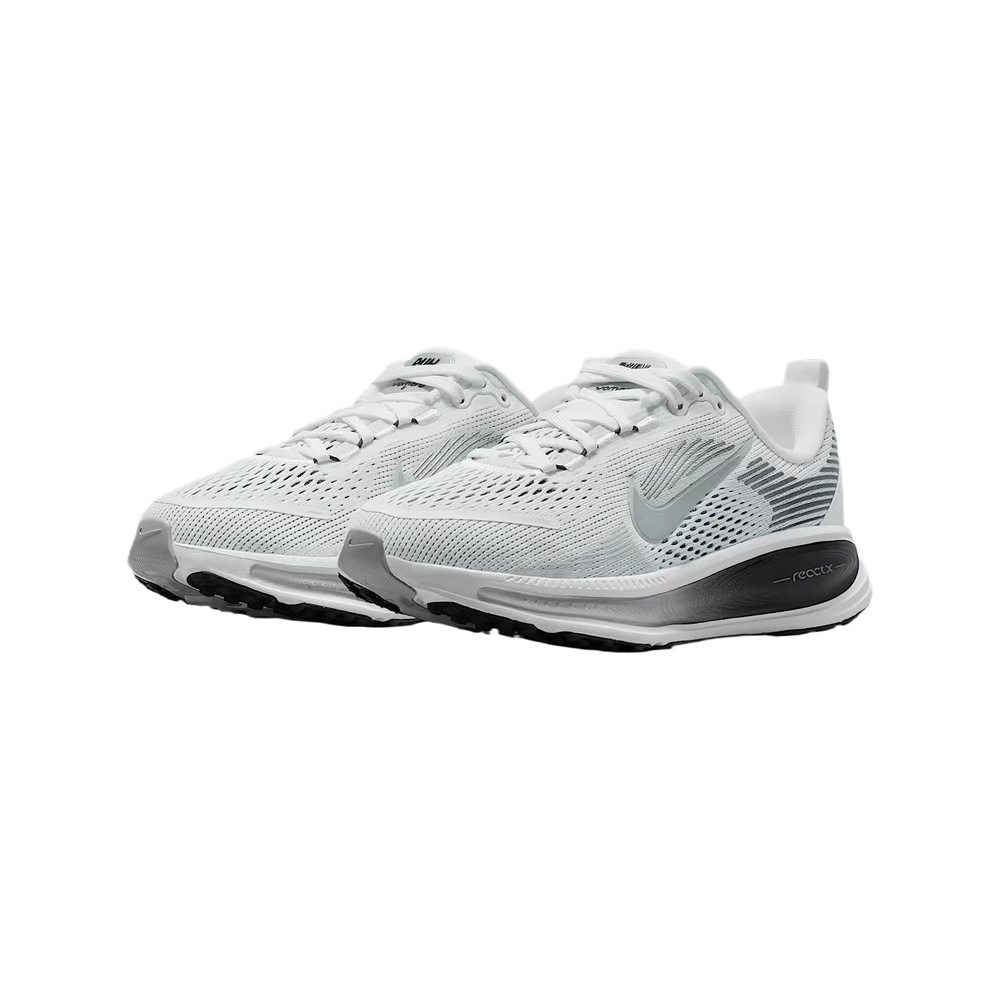 Nike Vomero 18 'Summit White / Black / Off White / Metallic Silver' Детские