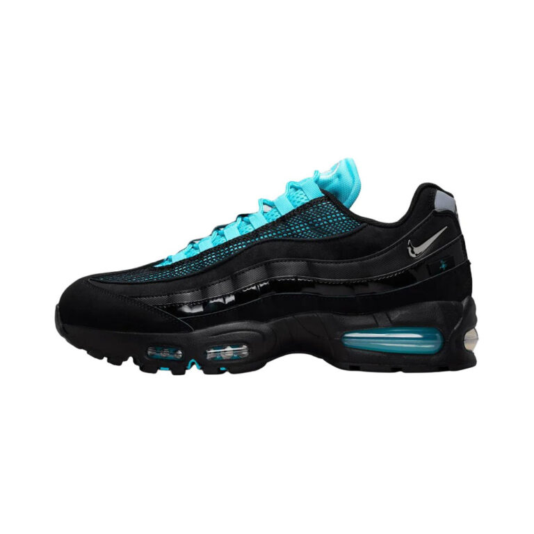 Nike Air Max 95 'Black / Gamma Blue / Metallic Silver / Chrome' Мужские