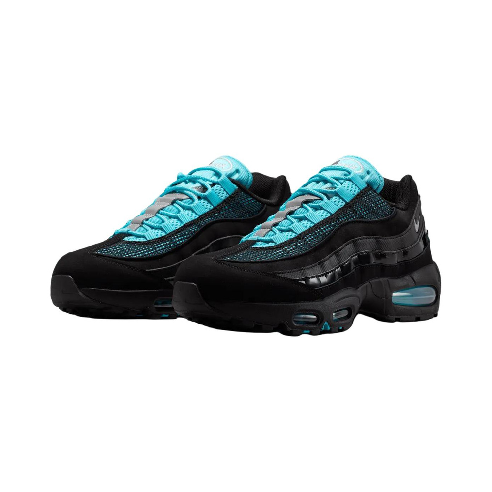 Nike Air Max 95 'Black / Gamma Blue / Metallic Silver / Chrome' Мужские