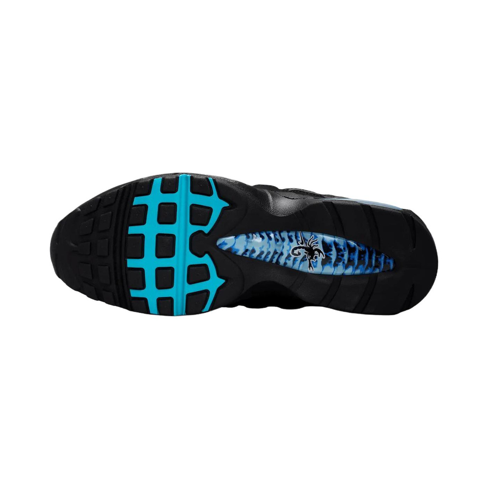 Nike Air Max 95 'Black / Gamma Blue / Metallic Silver / Chrome' Мужские