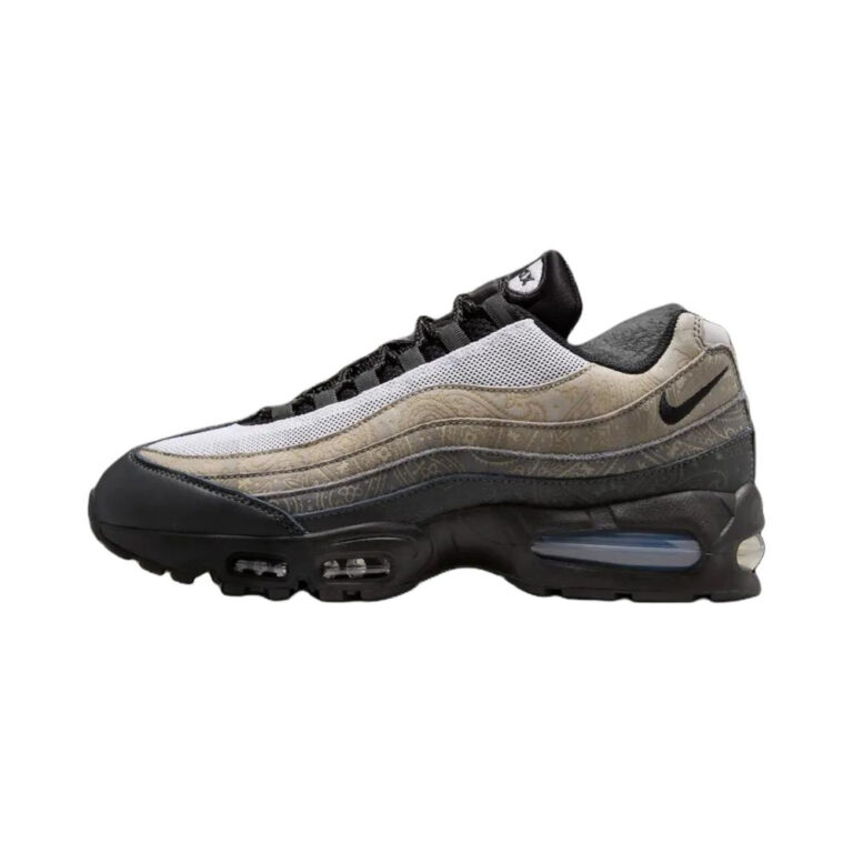 Nike Air Max 95 'White / Smoke Grey / Black / Metallic Silver' Мужские