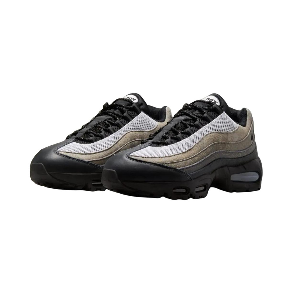 Nike Air Max 95 'White / Smoke Grey / Black / Metallic Silver' Мужские