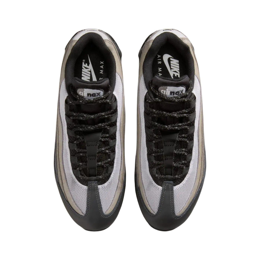 Nike Air Max 95 'White / Smoke Grey / Black / Metallic Silver' Мужские