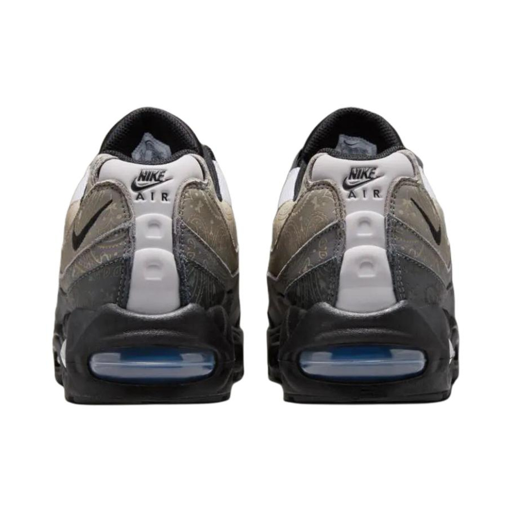 Nike Air Max 95 'White / Smoke Grey / Black / Metallic Silver' Мужские