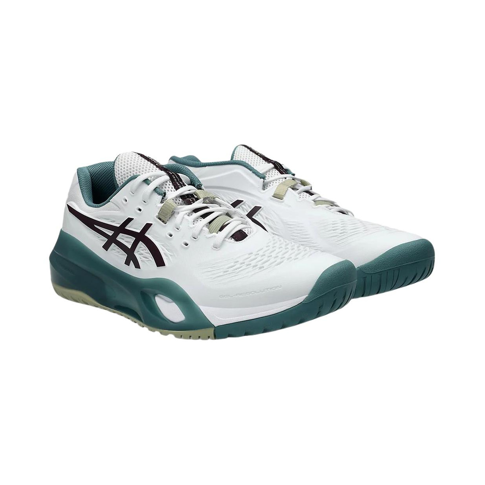 ASICS Gel Resolution 10 'White Dark Aubergine' Мужские