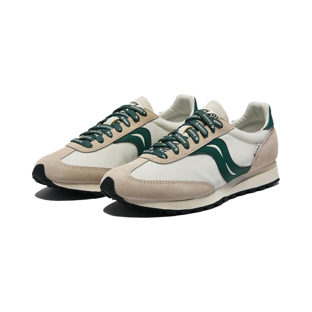 Saucony Trainer 80 'White Grey Green' Мужские