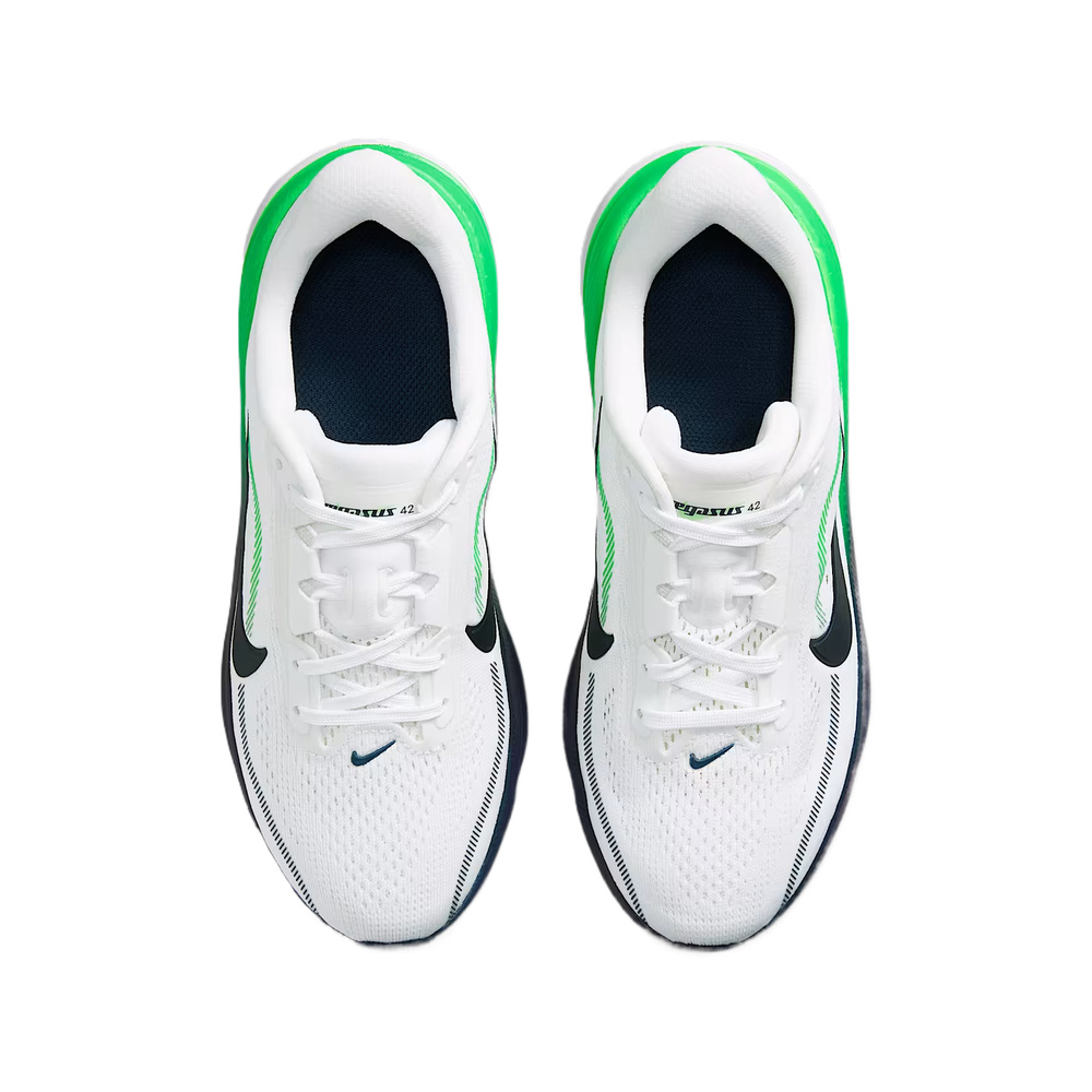 Nike Pegasus 42 'White / Green Spark / Midnight Navy' Детские