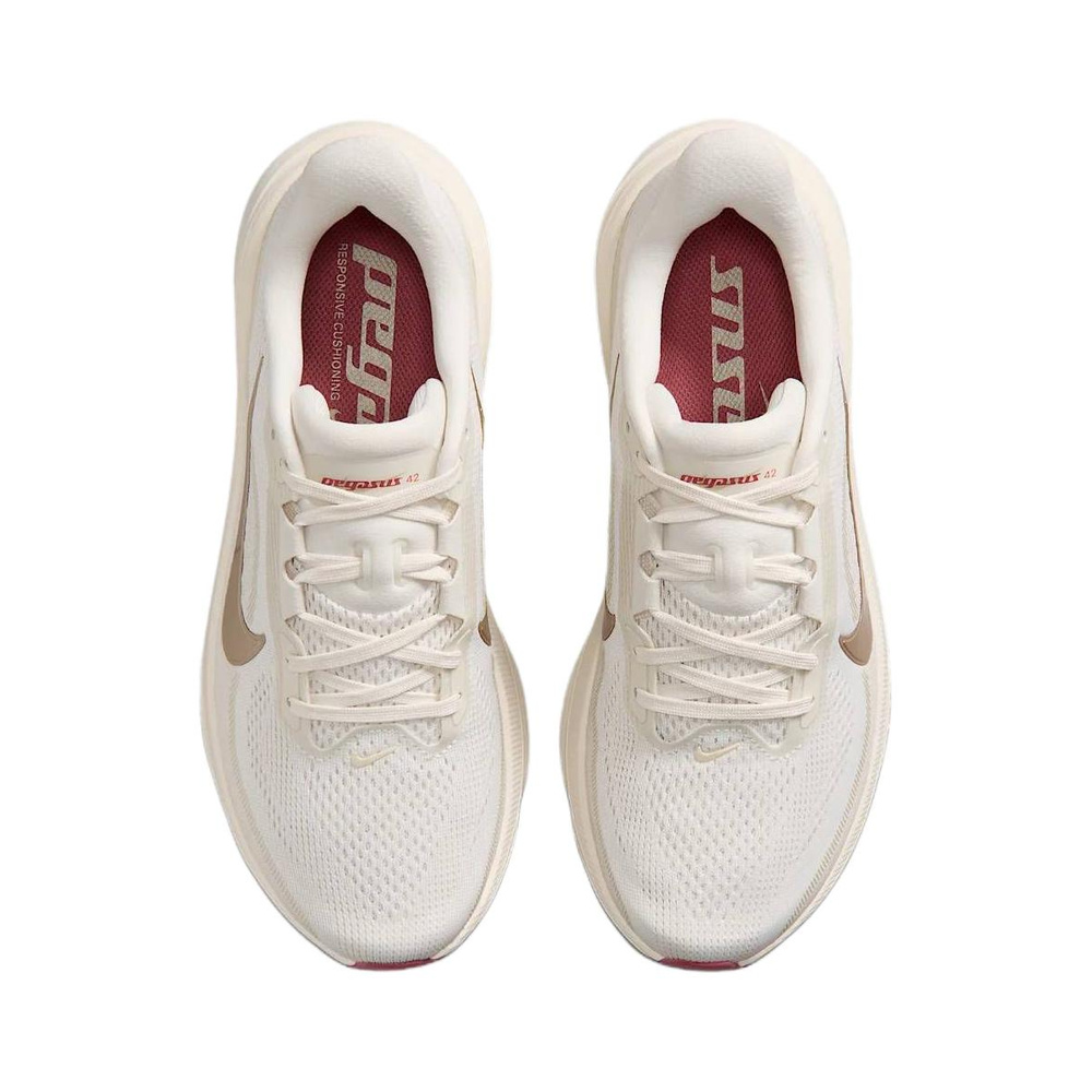 Nike Pegasus 42 'Phantom / Chalk / Sail / Metallic Gold Grain' Женские