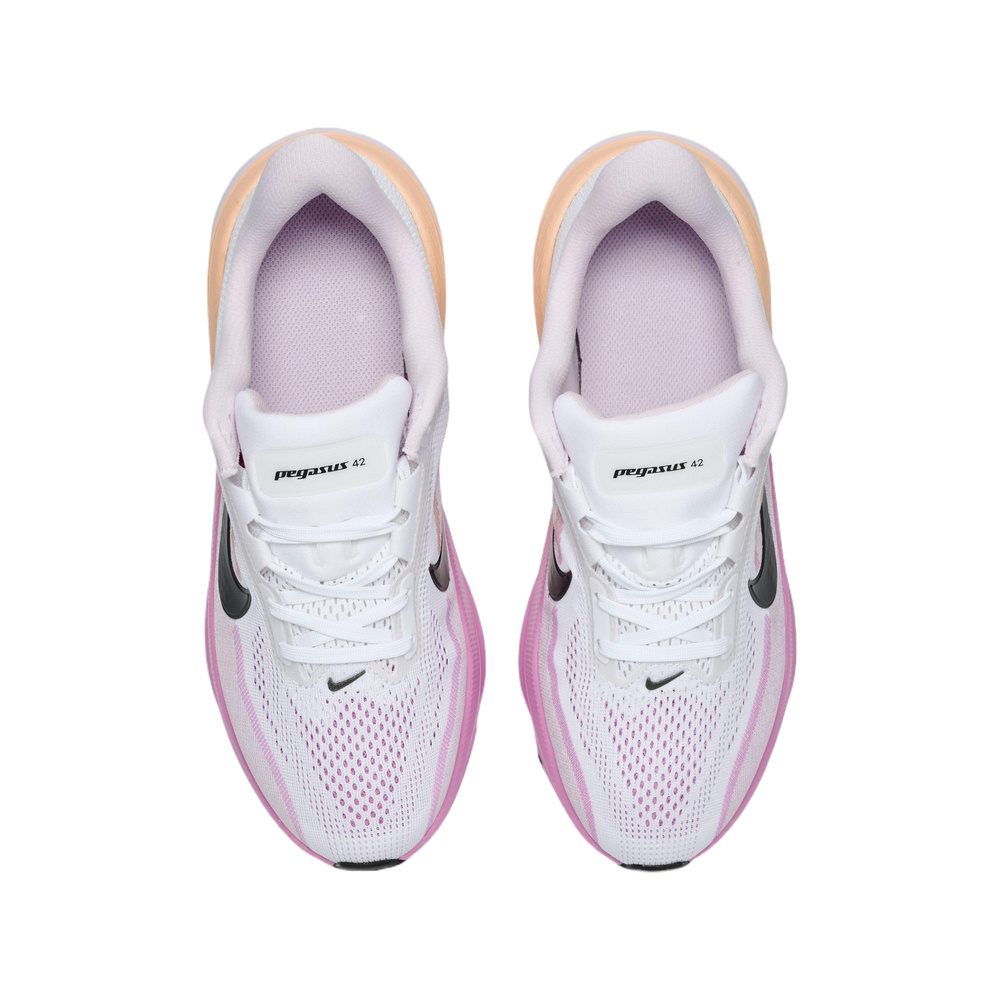 Nike Pegasus 42 'White / Bleached Lilac / Sunset Haze / Black' Детские
