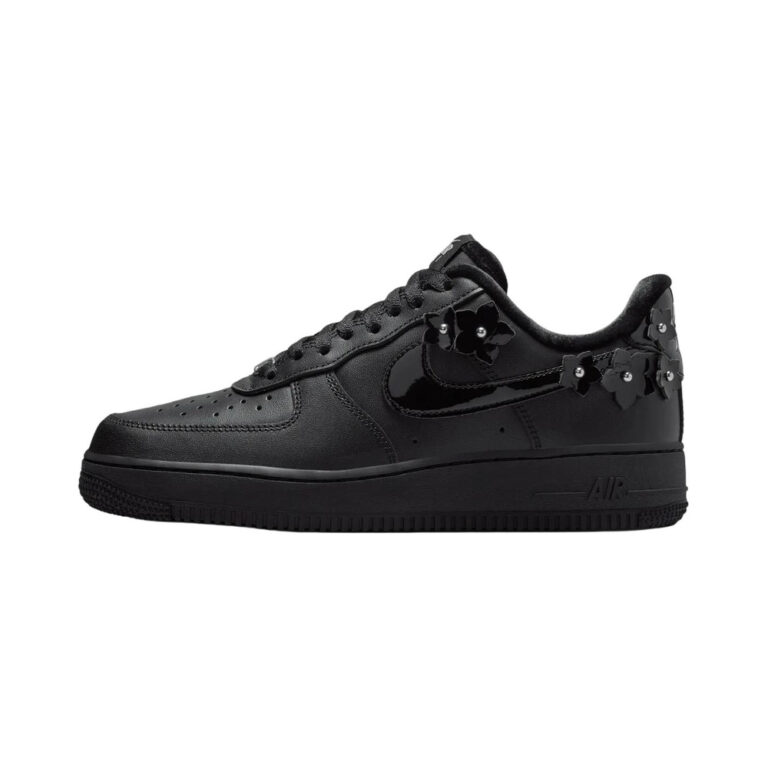 Nike Air Force 1 'Black / Off Noir / Metallic Silver / Black' Женские