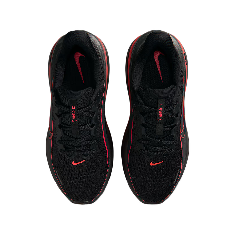 Nike Winflo 12 'Black / Red Orbit / Dark Smoke Grey / Black' Унисекс