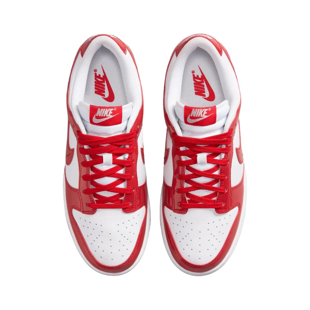Nike Dunk 'White / Metallic Silver / University Red' Женские