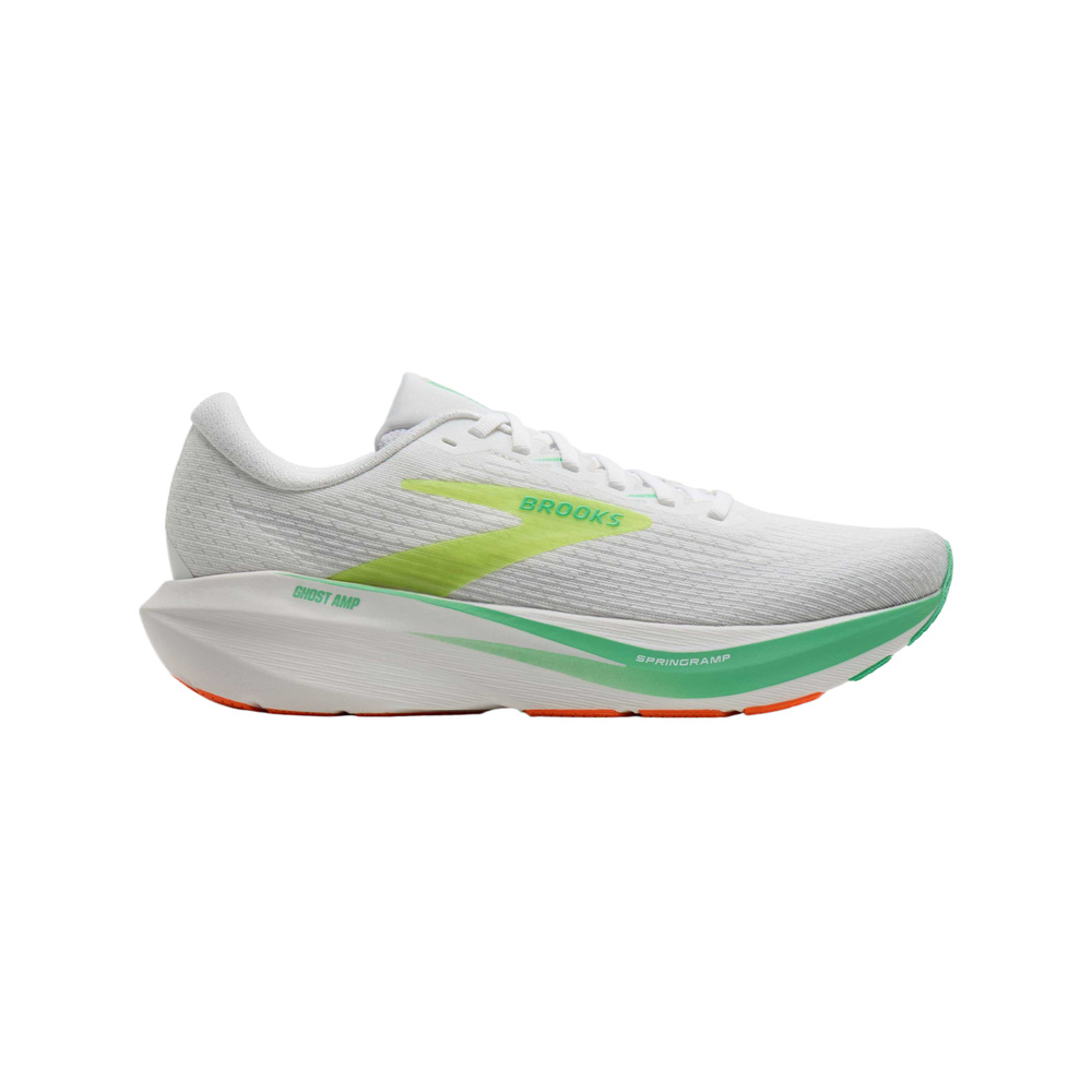 Brooks Ghost 'White / Paradise Green' Мужские