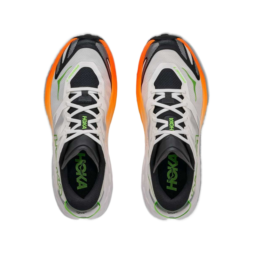 Hoka Speedgoat 7 'Frost White / Neon Orange' Мужские