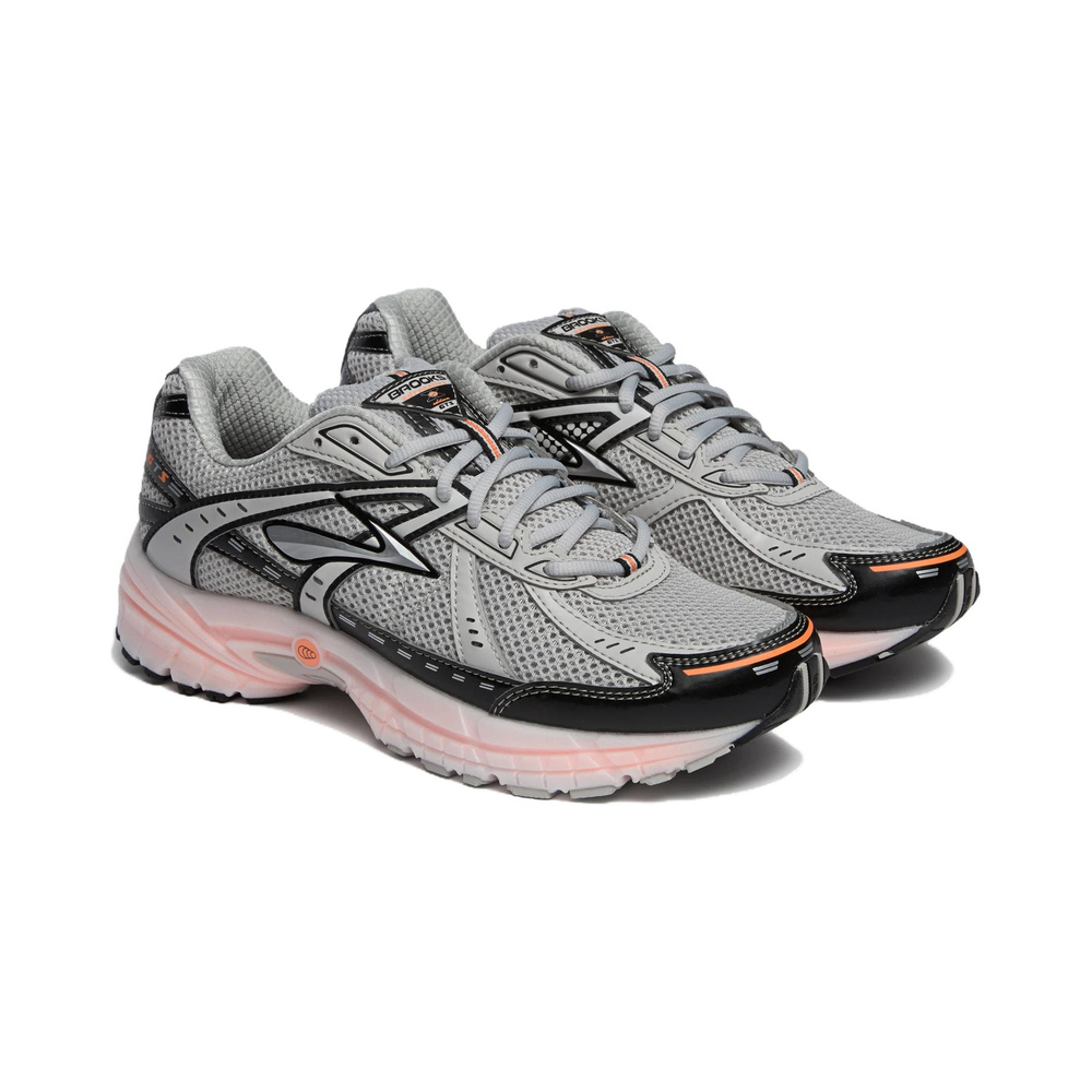 Brooks Adrenaline 'Grey / Coral Pink' Мужские