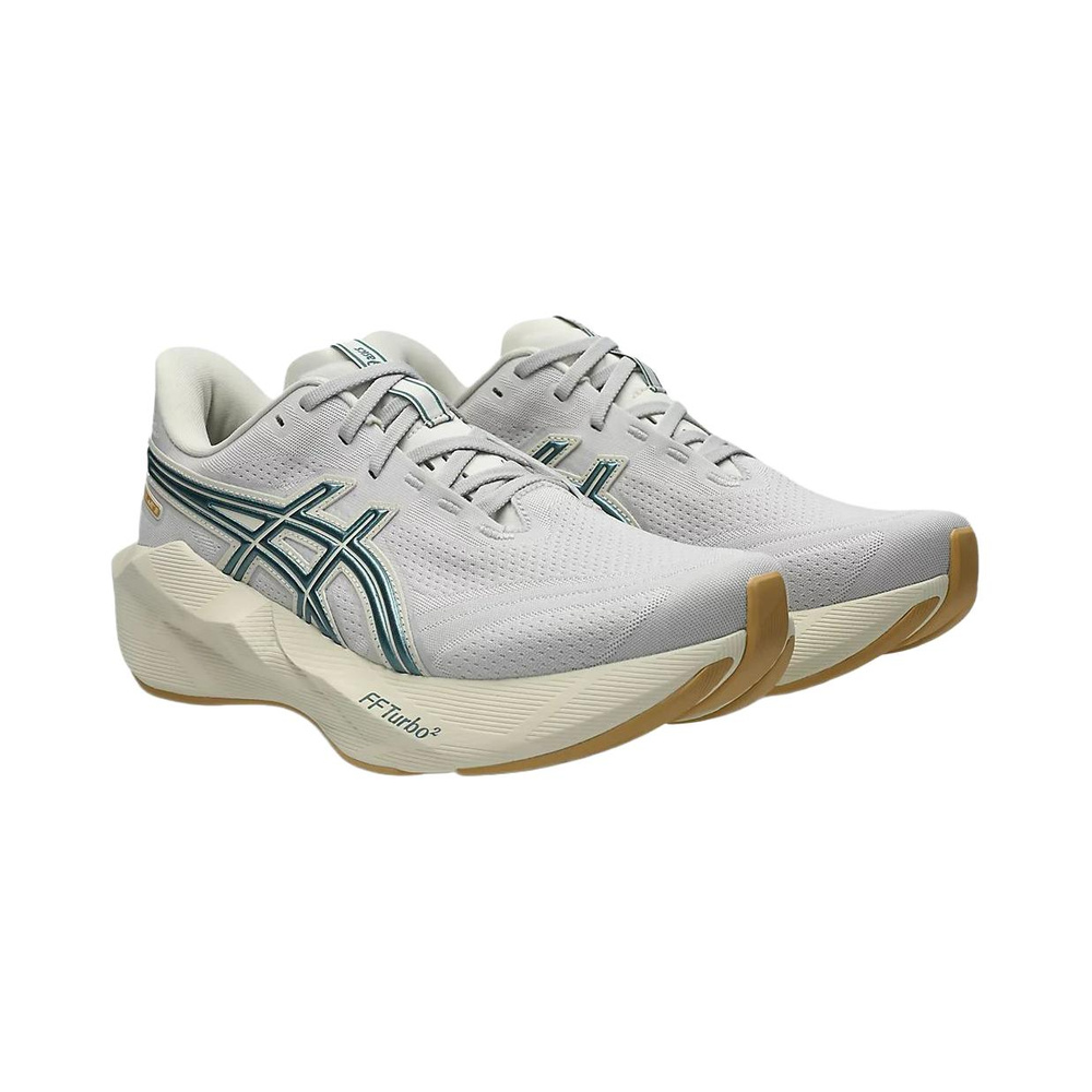 ASICS Novablast 6 'Cloud Grey / Blue / Green' Мужские