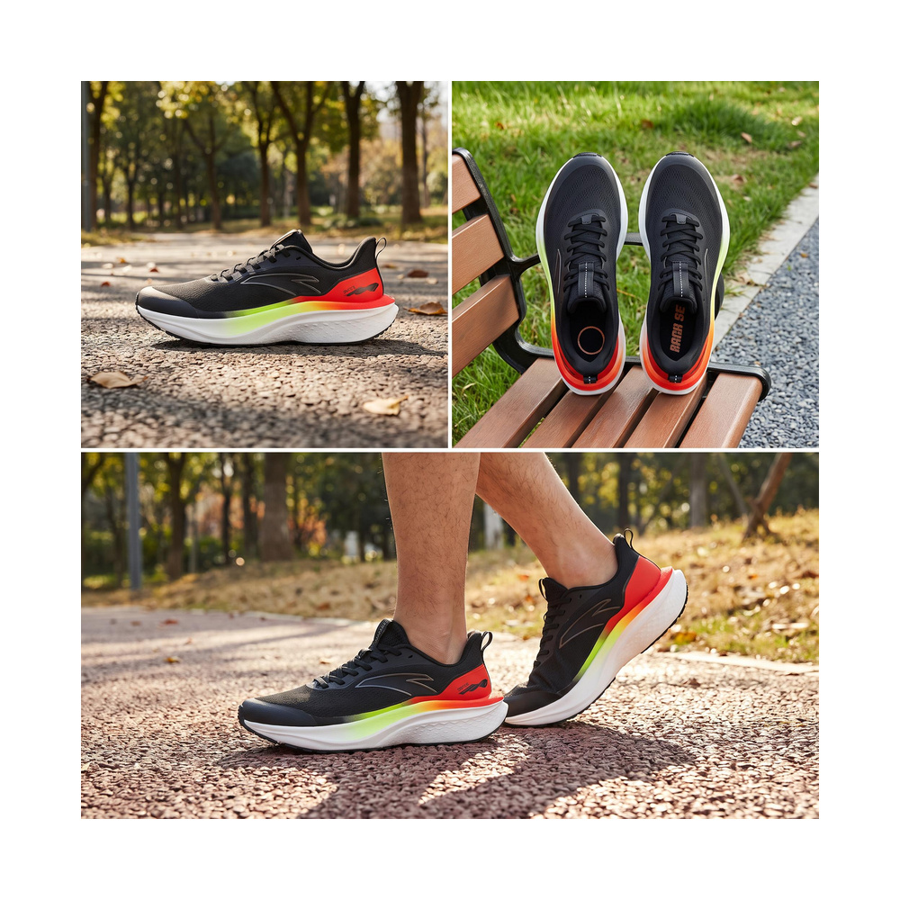Hoka Mach 6 'Core Black / Neon Green' Мужские