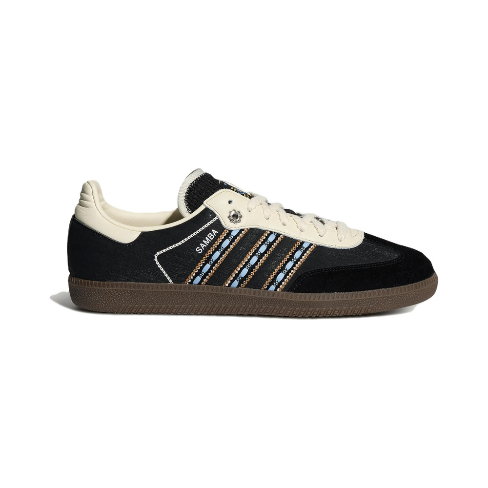 Adidas Samba OG 'Black / Azure / Sand Brown' Мужские