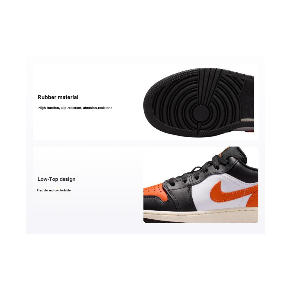 Air Jordan 1 Low 'Steam / White / Tangerine Tint / Steam' Унисекс