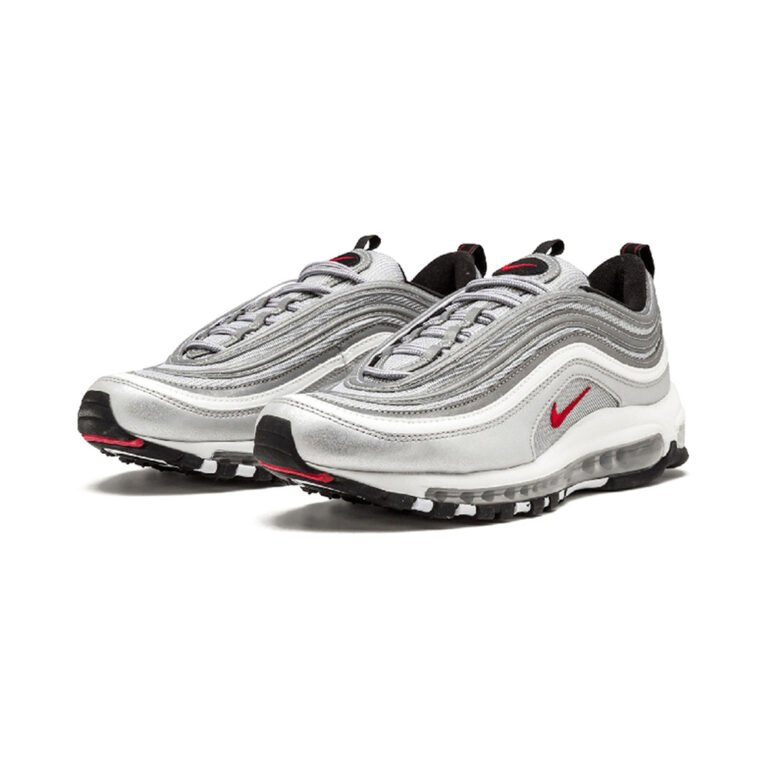 Nike Air Max 97 'Black / Hyper Crimson / White / Chrome' Мужские