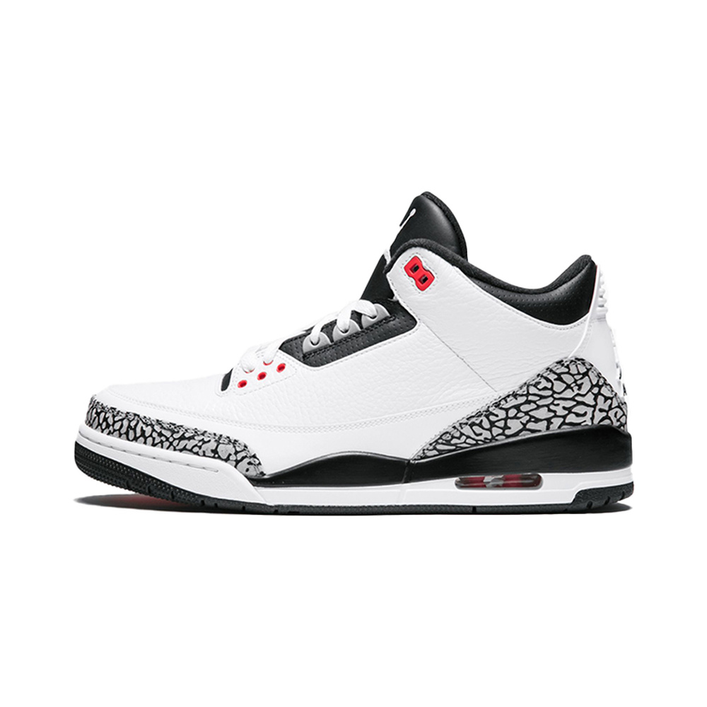 Air Jordan 3 'White / Black' Мужские