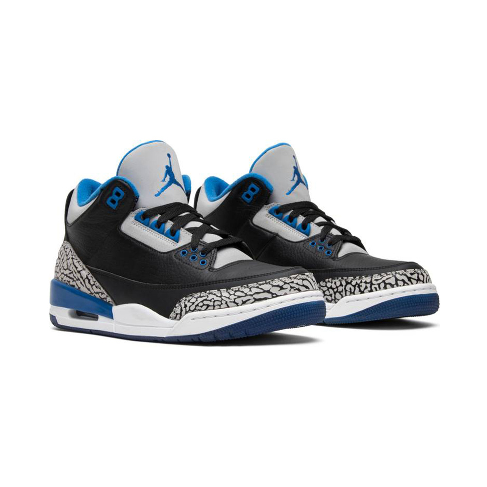 Air Jordan 3 'Black / White / Black' Мужские