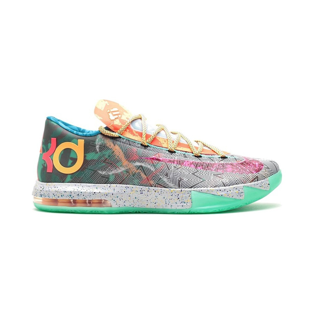 Nike Kd 6 'White / Atomic Pink / Racer Blue / Black' Мужские
