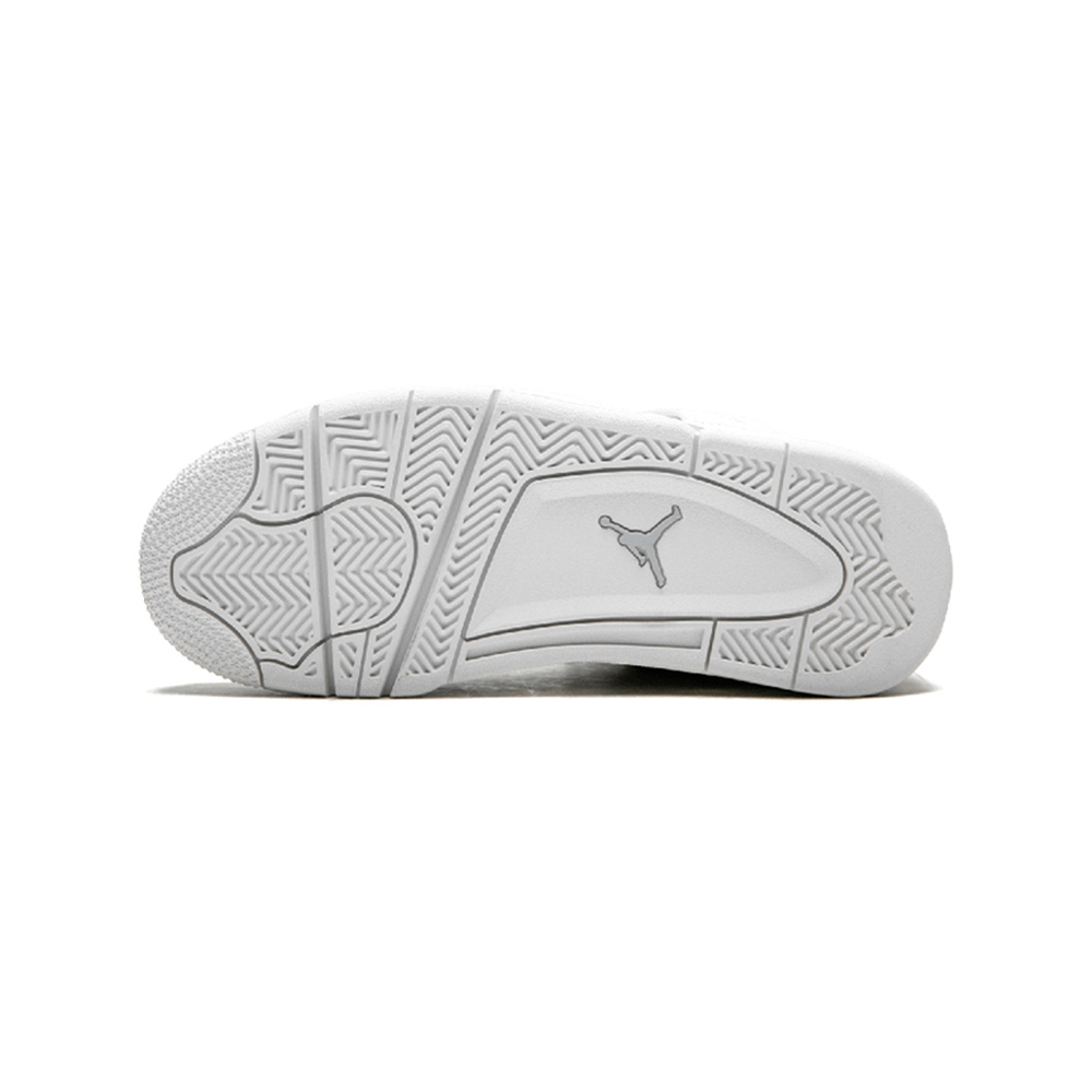 Air Jordan 4 'White / Light Smoke Grey / Fire Red' Женские