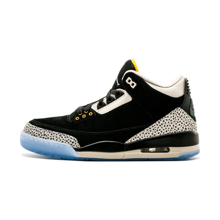 Air Jordan 3 'White / Gum Light Brown / Black / Hydrogen Blue' Мужские