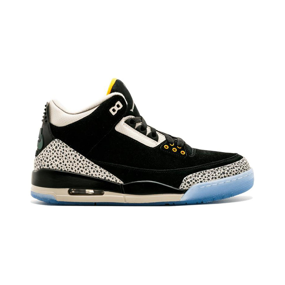 Air Jordan 3 'White / Gum Light Brown / Black / Hydrogen Blue' Мужские