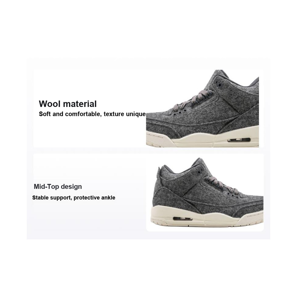 Air Jordan 3 'Pure Platinum / White' Мужские