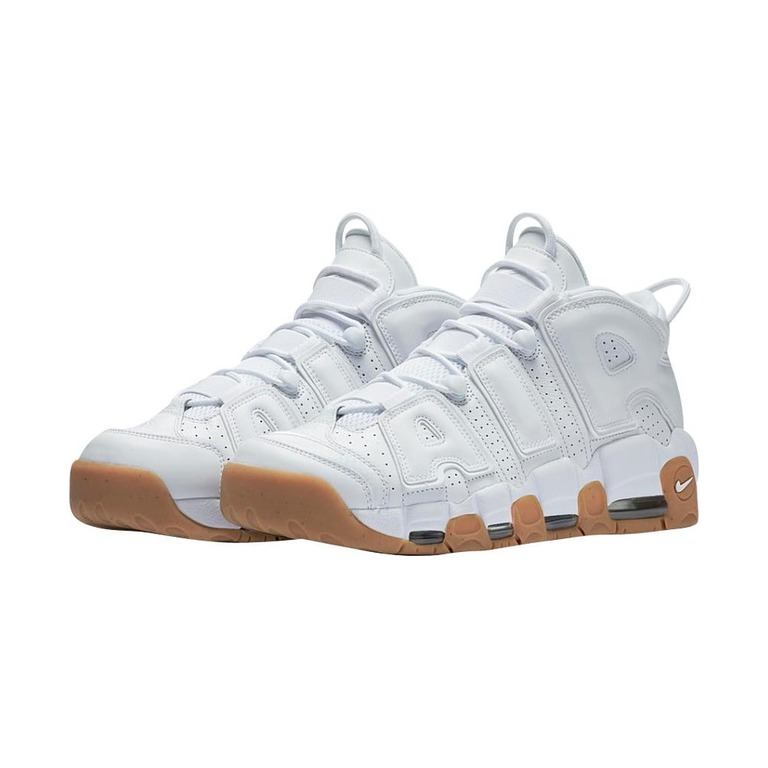 Nike Air More Uptempo 'White / Summit White / Gum Light Brown / Black' Мужские
