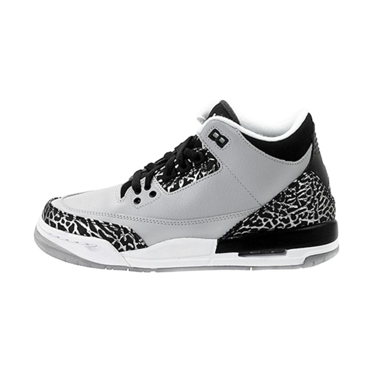 Air Jordan 3 'Black / Dark Smoke Grey' Мужские