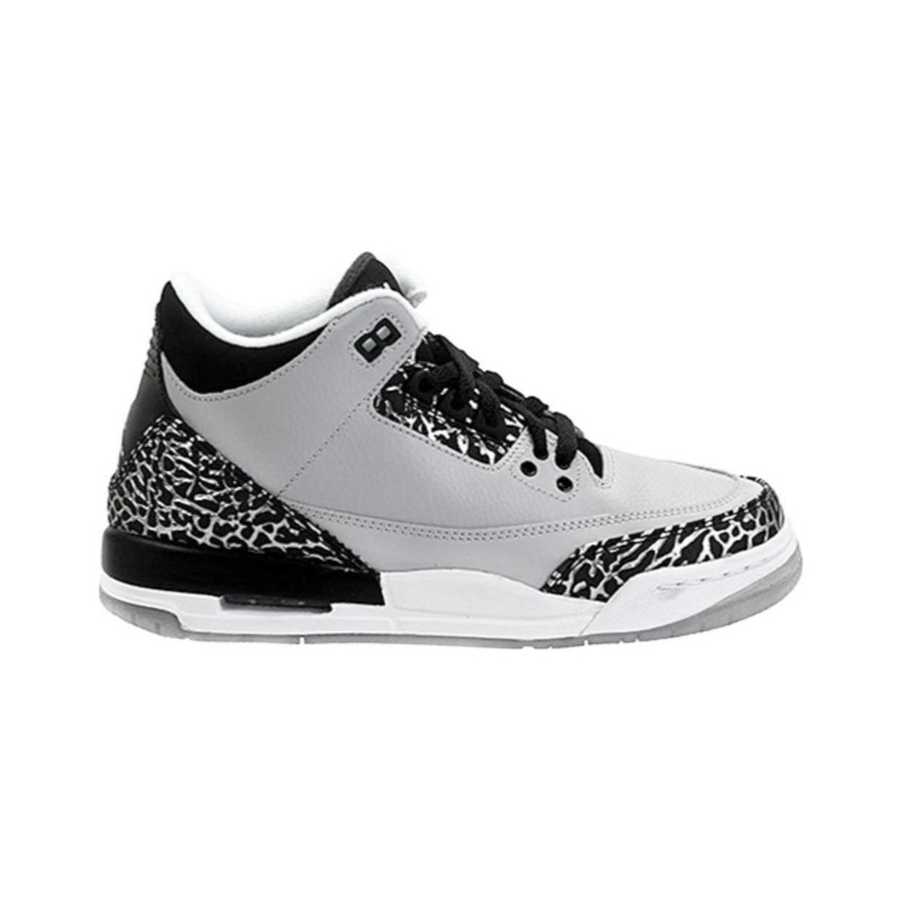Air Jordan 3 'Black / Dark Smoke Grey' Мужские